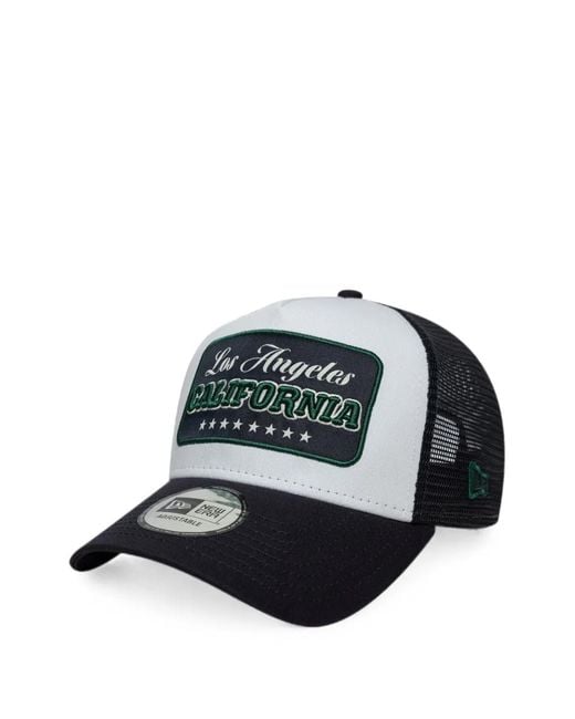 KTZ Blue Logo-Patch Trucker Cap for men
