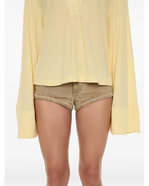 Christopher Esber Natural Reconstruct Denim Shorts