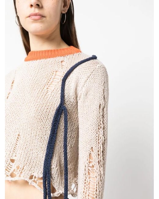 OTTOLINGER Cropped Trui in het White