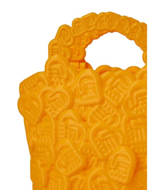 ESTER MANAS ハートエンボス バケットハット Orange