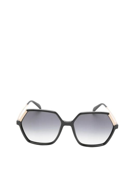 Tous Black Geometric-Frame Sunglasses