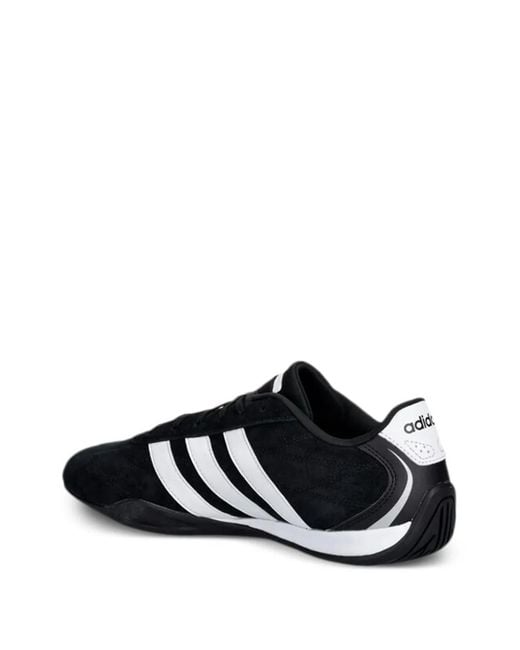 Adidas Black Ipista Suede Sneakers for men