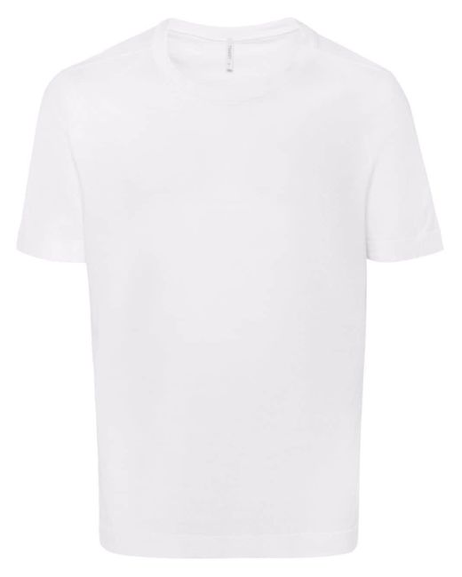 Transit White Short-sleeve Cotton T-shirt for men