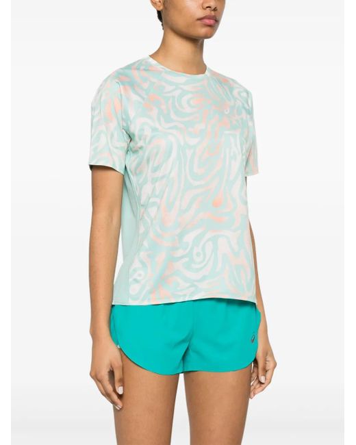 Asics Blue Road Lite T-Shirt