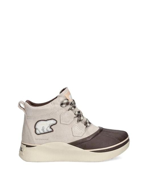 Botines Out N About Con Logo Sorel de color White