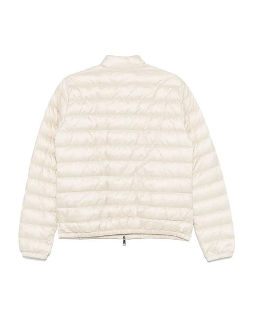 Moncler White Lans Short Down Jacket