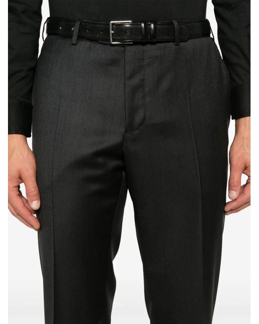 Canali Black Super 150's Trousers for men