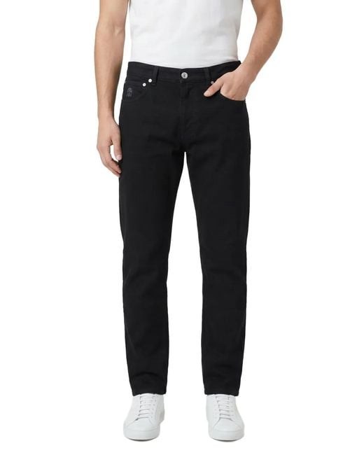 Brunello Cucinelli Black Leisure Jeans for men