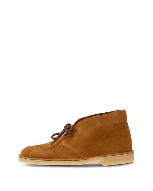 Botines Desert Boot Clarks de hombre de color Brown