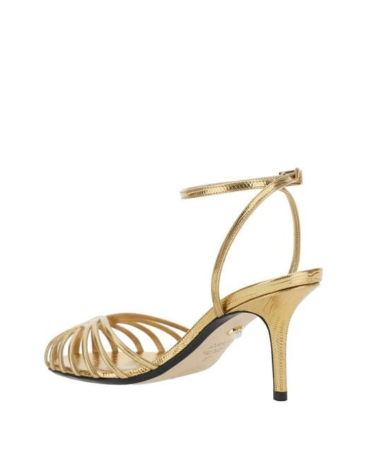 ALEVI Metallic Cage Calf Pumps