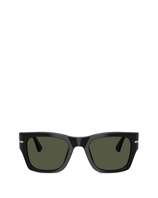 Persol Green Square-Frame Sunglasses