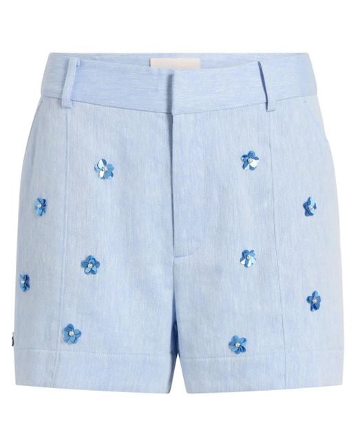 Short Tora Cinq À Sept en coloris Blue