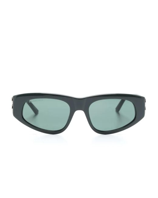 Balenciaga Green Dynasty D-Frame Sunglasses