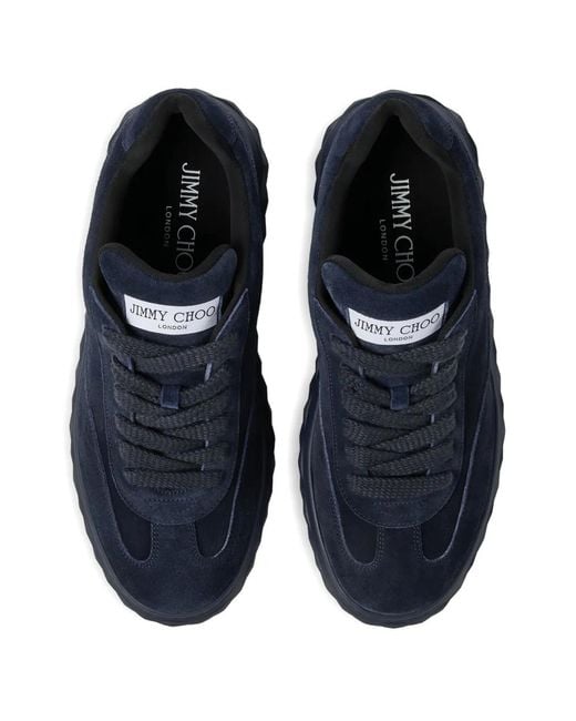 Jimmy Choo Blue Diamond Maxi Retro Sneakers for men