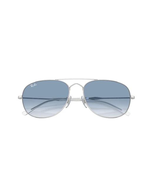 Ray-Ban Blue Bain Bridge Pilot-Frame Sunglasses