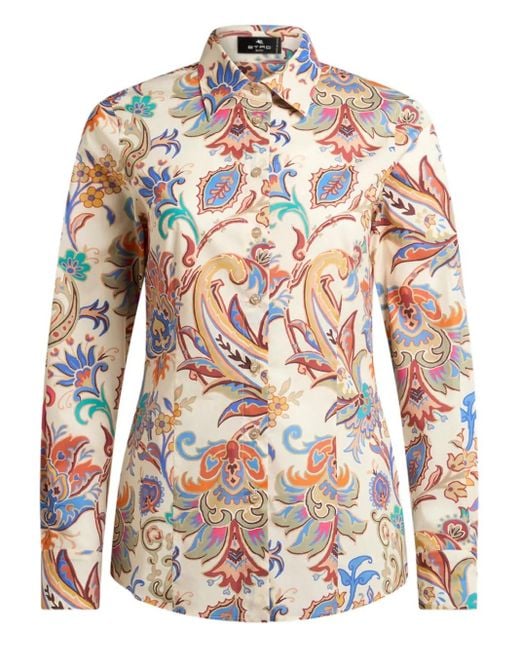 Etro フローラル シャツ White