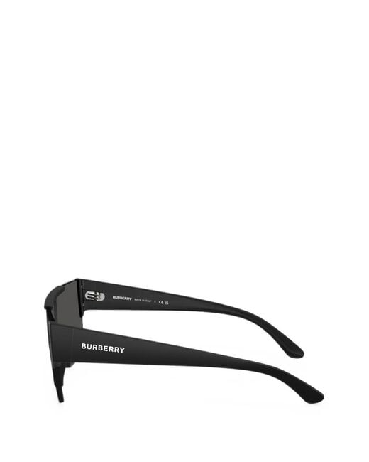 Burberry Black Shield-Frame Sunglasses