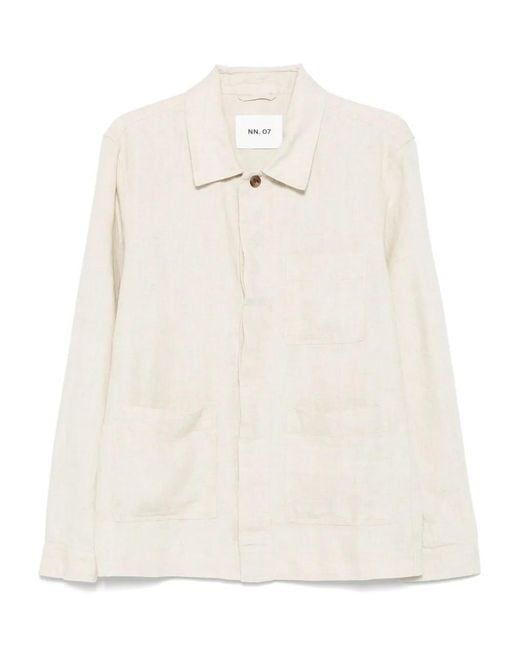 NN07 White Olav Jacket for men