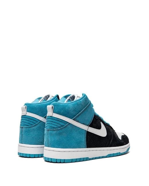 Nike Blue Sb Dunk High Pro "Send Help" Sneakers for men