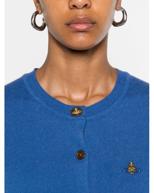 Vivienne Westwood Vest Met Borduurwerk in het Blue