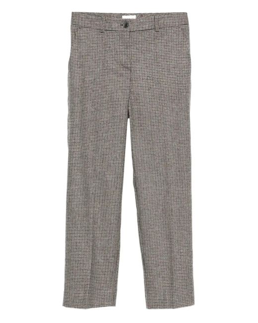 P.A.R.O.S.H. Gray Houndstooth Trousers