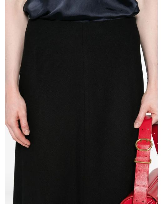 Vince Black A-Line Skirt