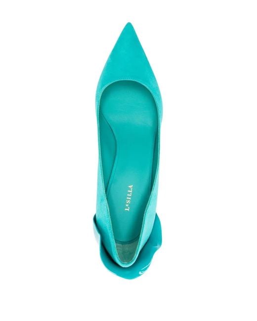 Le Silla Blue Petalo 70Mm Pumps