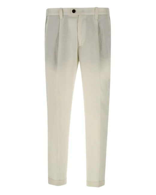 Pantalon À Design Plissé Devore pour homme en coloris Gray