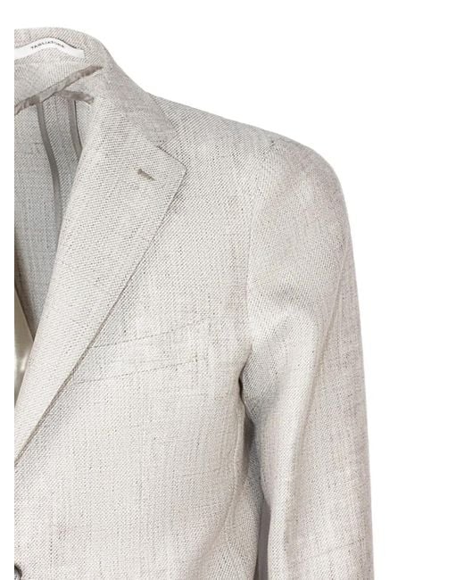 Tagliatore Gray Single-Breasted Blazer for men
