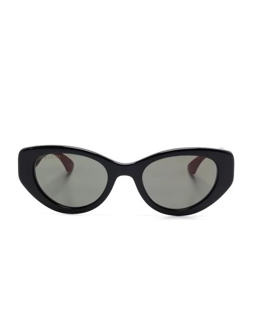 GUCCI キャットアイ サングラス ブラック Gucci キャットアイ サングラス ブラック | Lyst