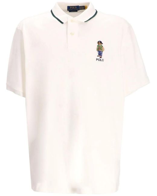 Polo Ralph Lauren Natural Teddy Bear Cotton Polo Shirt for men