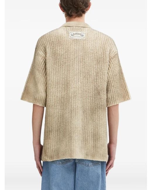 Camisa Con Botones Y Parche Aape By A Bathing Ape de hombre de color Natural