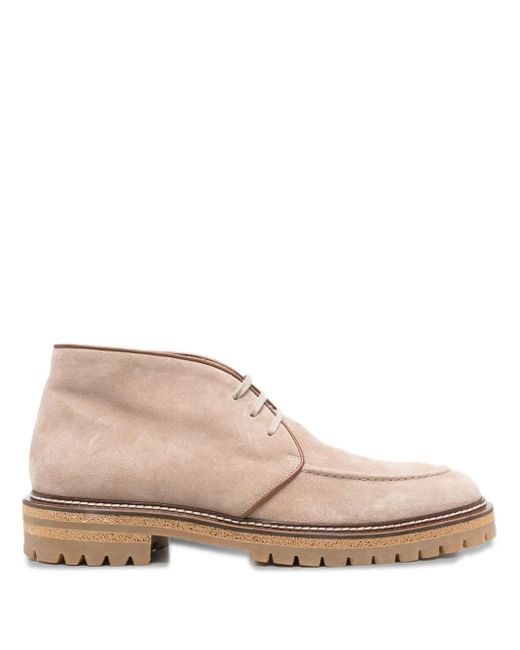 Botas con cordones Eleventy de hombre de color Natural
