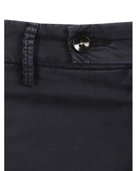 Al Duca D'aosta Blue Pantalon Chino for men