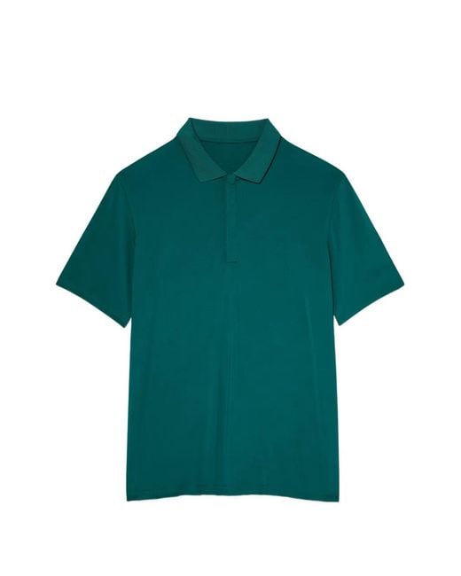 Fila Green Tennis Essentials Logo-Patch Polo Shirt for men