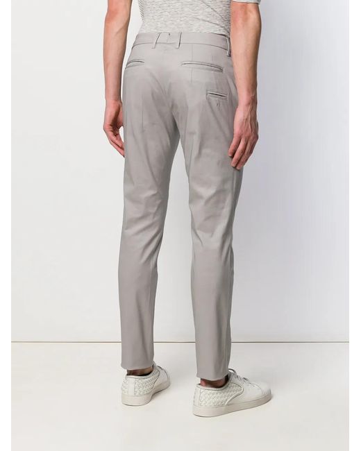 Al Duca D'aosta Gray Marius Tapered Trousers for men