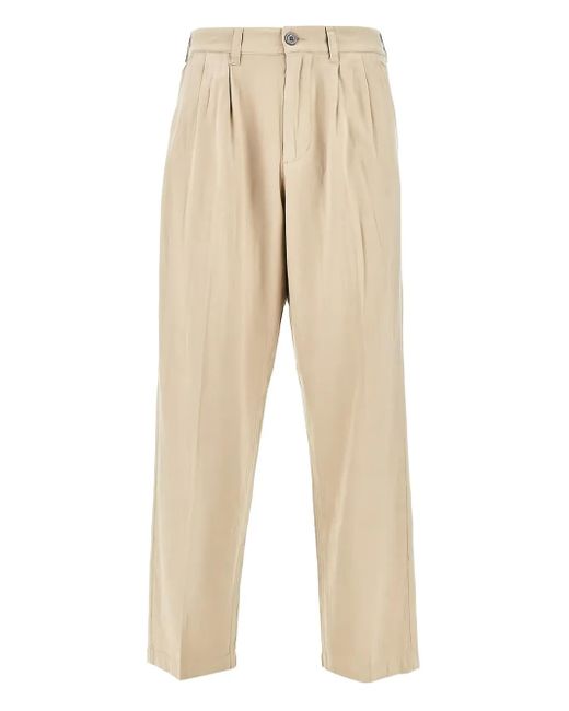 メンズ Obey Pleat-detailed Trousers Natural