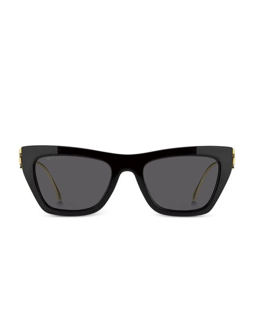 Etro Black Cat-Eye Frame Sunglasses