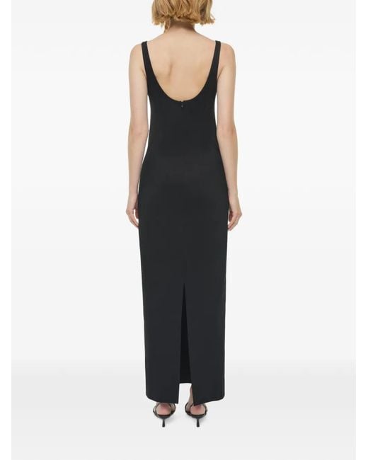 Jonathan Simkhai Black Cabot Sculpted Maxi Dress