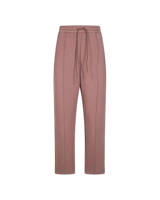 Weekend by Maxmara Red Drawstring Logo Track Pants