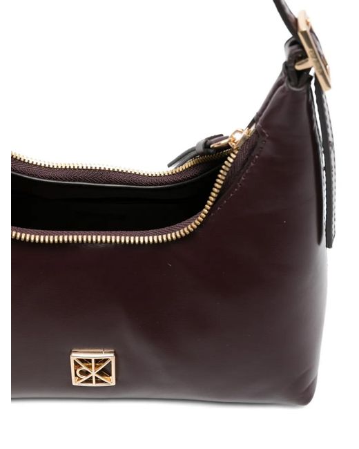 Calvin Klein Gray Petit Sac Porté Épaule À Logo