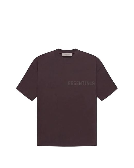 Fear Of God Purple Logo-Print Short-Sleeve T-Shirt for men