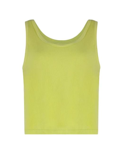 The Great Green Ribbed-Knit Tank Top
