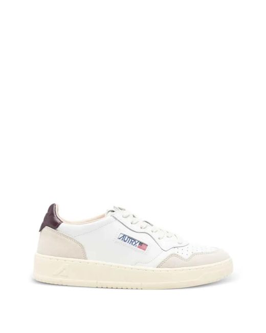 Autry White Color Block Sneakers