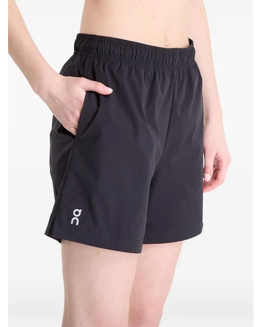 On Shoes Blue 5" Core Shorts