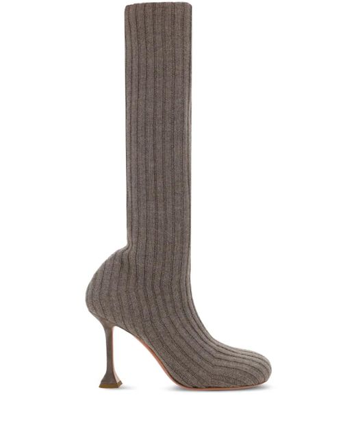 AMINA MUADDI White 95mm Veneda Boots