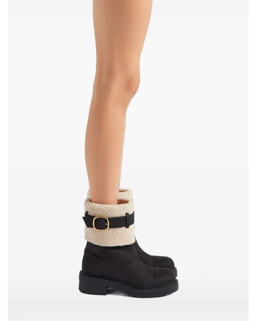 Giuseppe Zanotti Black Courmayeur Ankle Boots