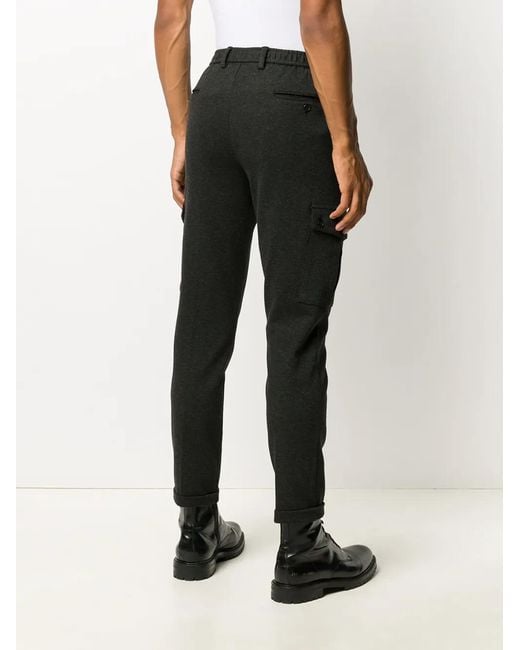 Dolce & Gabbana Black Straight Leg Trousers With Pockets for men