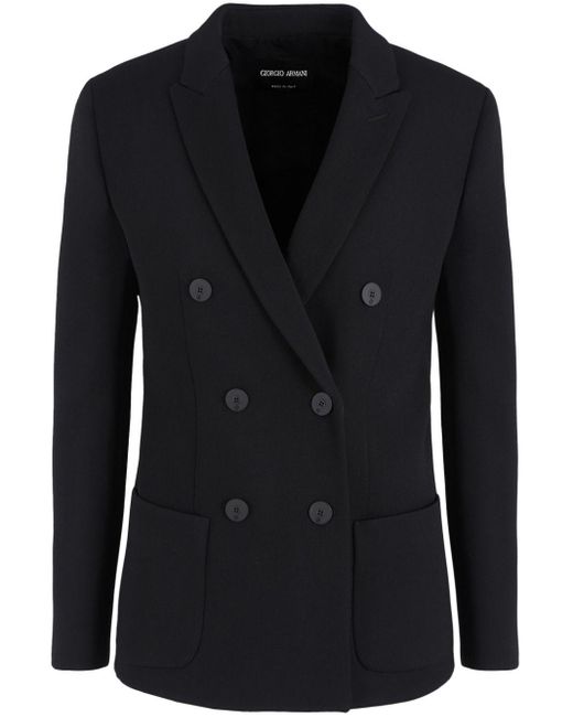 Armani double breasted jacket sales