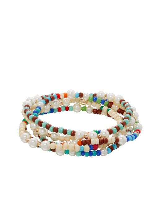 Lot de cinq bracelets The Grotto Roxanne Assoulin en coloris Metallic